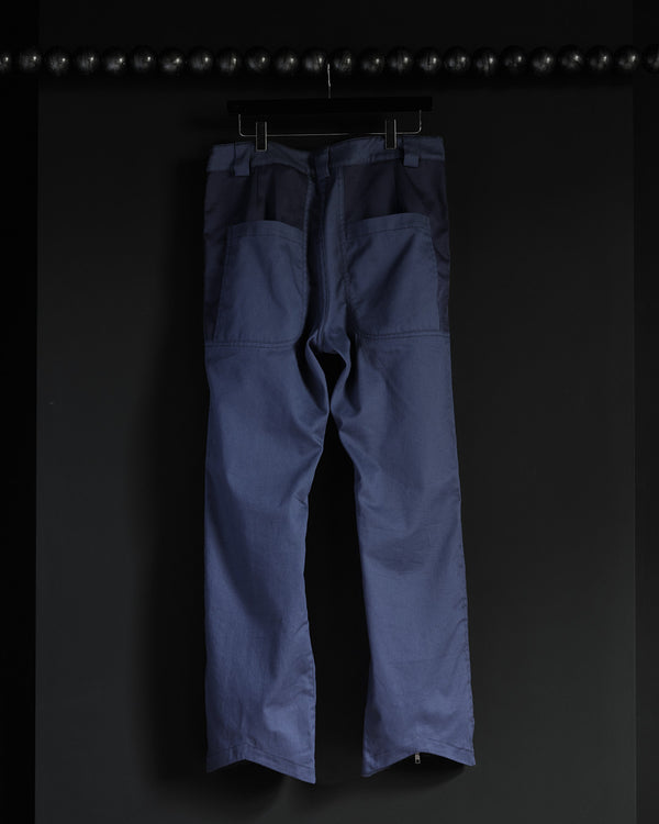 ARMOUR TROUSER - BLUE COTTON DRILL