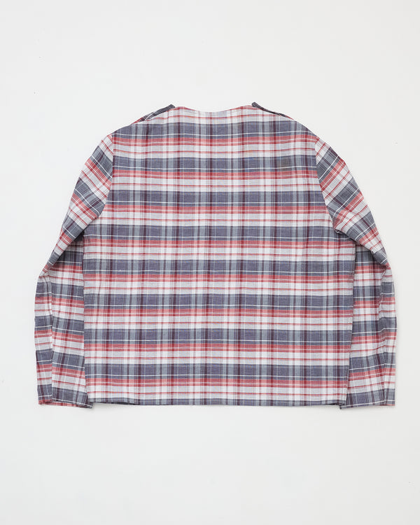 DOUBLET SHIRT - BLUE RED CHECK