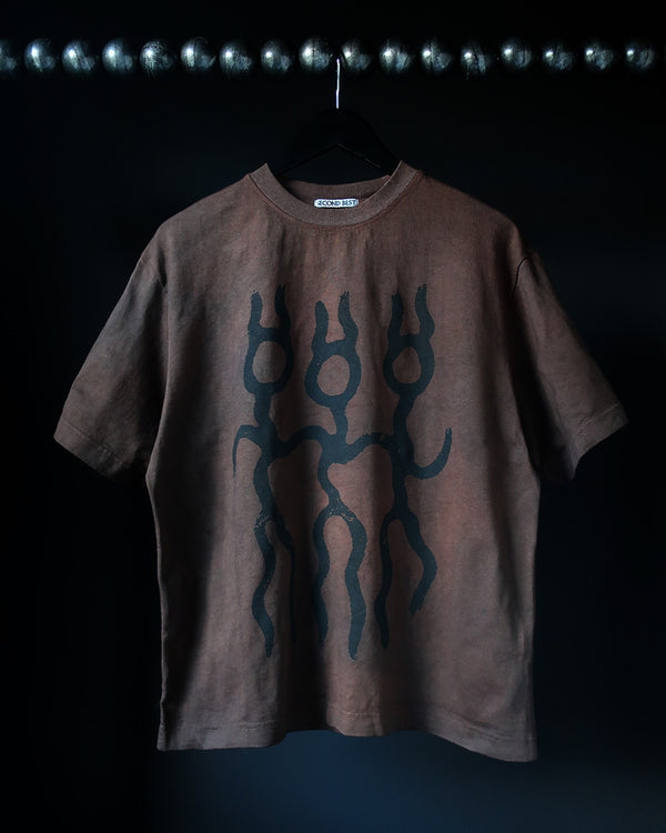 DANCING DEMONS T SHIRT - BROWN
