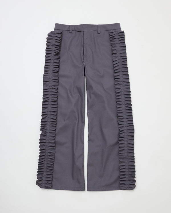 FRILL TROUSER - GREY