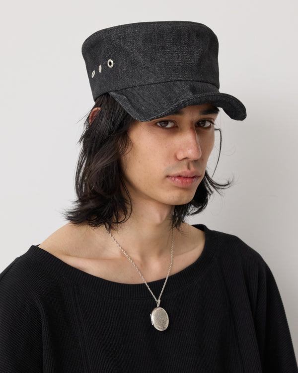 PAINTER CAP - BLACK DENIM