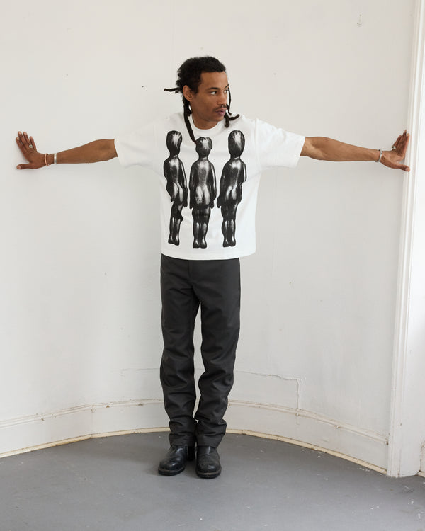 SLATTED TROUSER - GREY